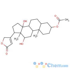 CAS No:80680-86-0 Card-20(22)-enolide,3-(acetyloxy)-12,14-dihydroxy-, (3b,5b,12b)- (9CI)