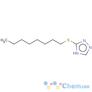 CAS No:80755-99-3 1H-1,2,4-Triazole,5-(octylthio)-