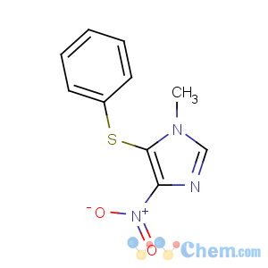 CAS No:80812-44-8 1H-Imidazole,1-methyl-4-nitro-5-(phenylthio)-