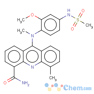 CAS No:80841-47-0 4-Acridinecarboxamide,9-[[2-methoxy-4-[(methylsulfonyl)amino]phenyl]amino]-N,5-dimethyl-