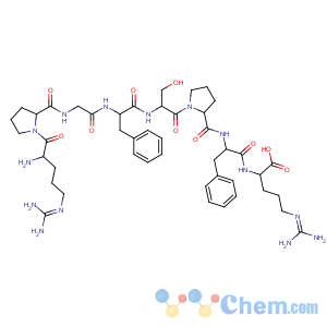 CAS No:80943-05-1 Bradykinin,3-de-L-proline-