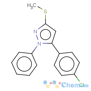 CAS No:80967-24-4 5-(4-CHLOROPHENYL)-3-METHYLTHIO-1-PHENYL-1H-PYRAZOLE