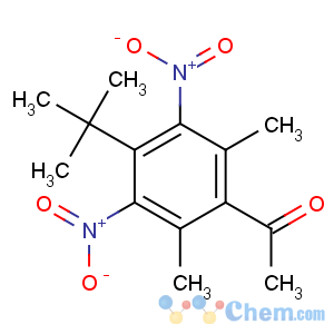 CAS No:81-14-1 1-(4-tert-butyl-2,6-dimethyl-3,5-dinitrophenyl)ethanone