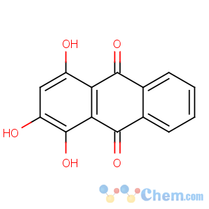 CAS No:81-54-9 1,2,4-trihydroxyanthracene-9,10-dione