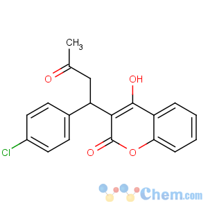 CAS No:81-82-3 3-[1-(4-chlorophenyl)-3-oxobutyl]-4-hydroxychromen-2-one