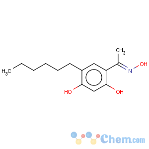CAS No:81016-44-6 Ethanone, 1-(5-hexyl-2,4-dihydroxyphenyl)-, oxime