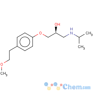 CAS No:81024-42-2 2-Propanol,1-[4-(2-methoxyethyl)phenoxy]-3-[(1-methylethyl)amino]-, (2S)-