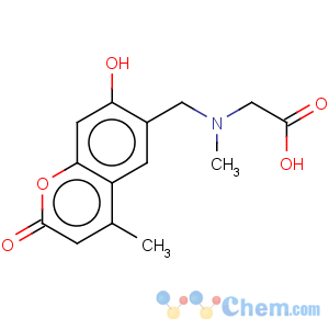 CAS No:81028-96-8 N-[(7-hydroxy-4-methyl-2-oxo-2H-1-benzopyran-6-yl)methyl]sarcosine