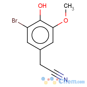 CAS No:81038-44-0 Benzeneacetonitrile, 3-bromo-4-hydroxy-5-methoxy-