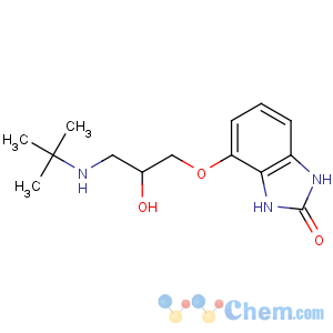 CAS No:81047-99-6 4-[3-(tert-butylamino)-2-hydroxypropoxy]-1,3-dihydrobenzimidazol-2-one