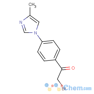 CAS No:810662-38-5 2-bromo-1-[4-(4-methylimidazol-1-yl)phenyl]ethanone