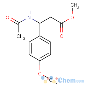 CAS No:810670-02-1 methyl (3R)-3-acetamido-3-(4-methoxyphenyl)propanoate