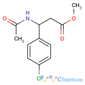 CAS No:810670-03-2 methyl (3R)-3-acetamido-3-(4-chlorophenyl)propanoate