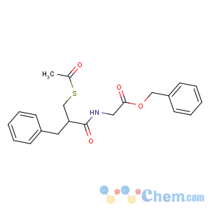 CAS No:81110-73-8 benzyl 2-[[2-(acetylsulfanylmethyl)-3-phenylpropanoyl]amino]acetate