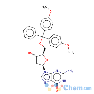 CAS No:81144-43-6 Guanosine, 5'-O-[bis(4-methoxyphenyl)phenylmethyl]-2'-deoxy- (9CI)