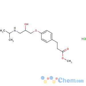 CAS No:81161-17-3 methyl<br />3-[4-[2-hydroxy-3-(propan-2-ylamino)propoxy]phenyl]propanoate