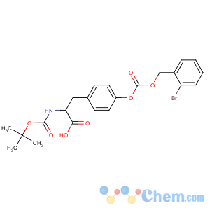 CAS No:81189-61-9 (2R)-3-[4-[(2-bromophenyl)methoxycarbonyloxy]phenyl]-2-[(2-methylpropan-<br />2-yl)oxycarbonylamino]propanoic acid