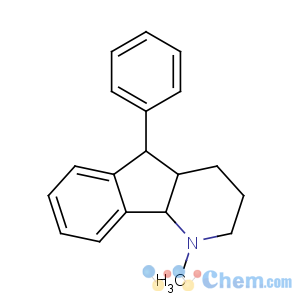 CAS No:81202-76-8 1H-Indeno(1,2-b)pyridine, 2,3,4,4a,5,9b-hexahydro-1-methyl-5-phenyl-, (4a-alpha,5-alpha,9b-alpha)-