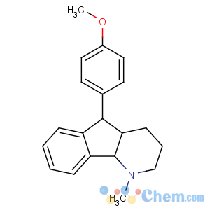 CAS No:81202-81-5 1H-Indeno[1,2-b]pyridine,2,3,4,4a,5,9b-hexahydro-5-(4-methoxyphenyl)-1-methyl-,(4aa,5a,9ba)- (9CI)