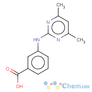 CAS No:81261-77-0 Benzoic acid,3-[(4,6-dimethyl-2-pyrimidinyl)amino]-