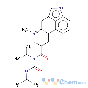 CAS No:81396-93-2 Ergoline-8-carboxamide,6-methyl-N-(1-methylethyl)-N-[[(1-methylethyl)amino]carbonyl]-, (8b)- (9CI)