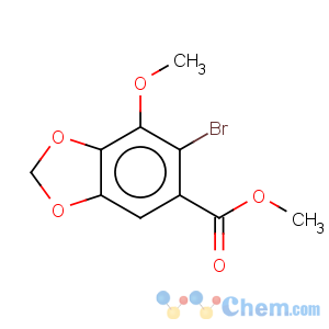 CAS No:81474-47-7 6-bromo-7-methoxy-benzo[1,3]dioxole-5-carboxylic acid methyl ester