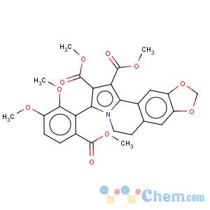 CAS No:81548-58-5 dimethyl 3-[2,3-dimethoxy-6-(methoxycarbonyl)phenyl]-5,6-dihydro[1,3]dioxolo[4,5-g]pyrrolo[2,1-a]isoquinoline-1,2-dicarboxylate