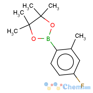 CAS No:815631-56-2 1,3,2-Dioxaborolane,2-(4-fluoro-2-methylphenyl)-4,4,5,5-tetramethyl-