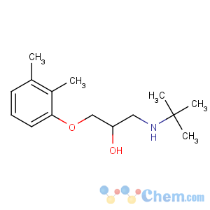 CAS No:81584-06-7 1-(tert-butylamino)-3-(2,3-dimethylphenoxy)propan-2-ol
