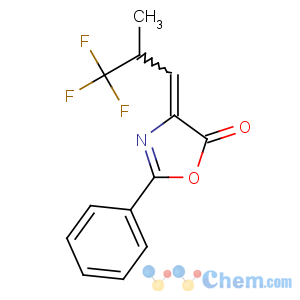 CAS No:81619-00-3 2-phenyl-4-(3,3,3-trifluoro-2-methylpropylidene)-1,3-oxazol-5-one