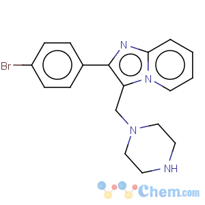 CAS No:817172-54-6 2-(4-Bromo-phenyl)-3-piperazin-1-ylmethyl-imidazo[1,2-a]pyridine