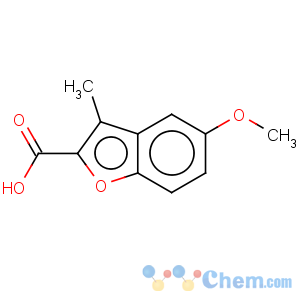 CAS No:81718-77-6 5-methoxy-3-methyl-benzofuran-2-carboxylic acid