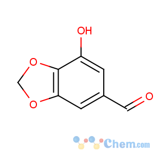 CAS No:81805-98-3 7-hydroxy-1,3-benzodioxole-5-carbaldehyde