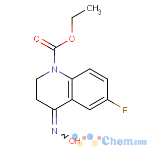 CAS No:81892-44-6 ethyl (4E)-6-fluoro-4-hydroxyimino-2,3-dihydroquinoline-1-carboxylate