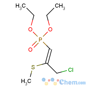 CAS No:81906-51-6 (3-Chloro-2-methylsulfanyl-propenyl)-phosphonic acid diethyl ester