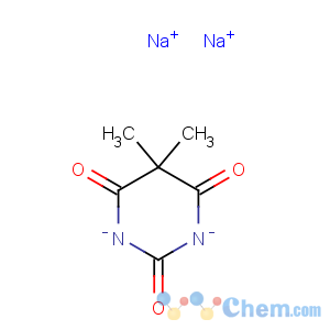 CAS No:81913-65-7 2,4,6(1H,3H,5H)-Pyrimidinetrione,5,5-dimethyl-, sodium salt (1:1)
