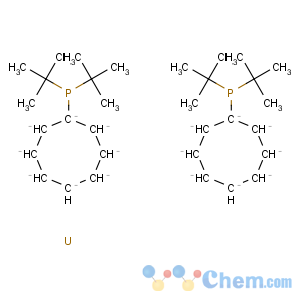 CAS No:81939-61-9 Uranium, bis[(h8-1,3,5,7-cyclooctatetraen-1-yl)bis(1,1-dimethylethyl)phosphine]-