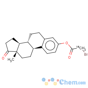 CAS No:81949-03-3 estra-1,3,5(10)-trien-17-one, 3-((bromoacetyl-2-14c)oxy)-