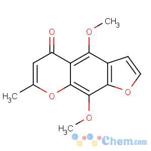 CAS No:82-02-0 4,9-dimethoxy-7-methylfuro[3,2-g]chromen-5-one