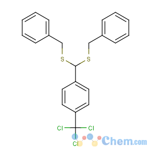 CAS No:82-54-2 1-[bis(benzylsulfanyl)methyl]-4-(trichloromethyl)benzene