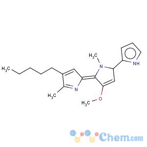 CAS No:82-89-3 2,2'-Bi-1H-pyrrole,4-methoxy-5-[(5-methyl-4-pentyl-2H-pyrrol-2-ylidene)methyl]-