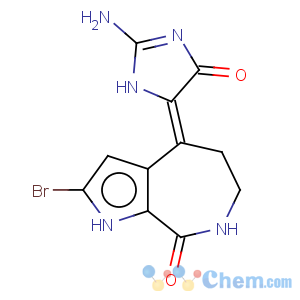 CAS No:82005-12-7 Pyrrolo[2,3-c]azepin-8(1H)-one,4-(2-amino-1,5-dihydro-5-oxo-4H-imidazol-4-ylidene)-2-bromo-4,5,6,7-tetrahydro-,(4Z)-