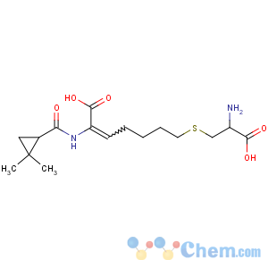 CAS No:82009-34-5 (Z)-7-[(2R)-2-amino-2-carboxyethyl]sulfanyl-2-[[(1S)-2,<br />2-dimethylcyclopropanecarbonyl]amino]hept-2-enoic acid