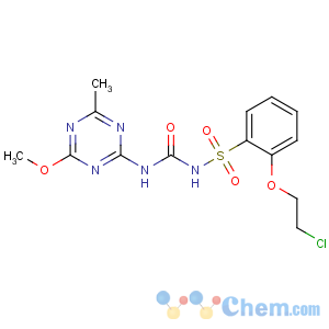 CAS No:82097-50-5 1-[2-(2-chloroethoxy)phenyl]sulfonyl-3-(4-methoxy-6-methyl-1,3,<br />5-triazin-2-yl)urea