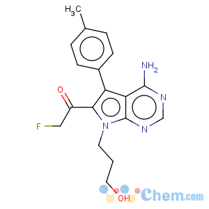 CAS No:821794-92-7 1-[4-amino-7-(3-hydroxypropyl)-5-(4-methylphenyl)-7H-pyrrolo[2,3-d]pyrimidin-6-yl]-2-fluoroethanone