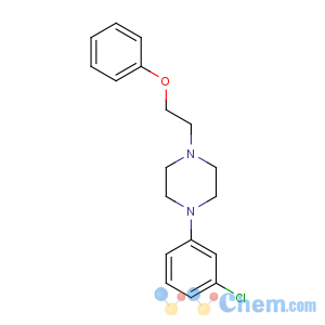 CAS No:82205-85-4 1-(3-chlorophenyl)-4-(2-phenoxyethyl)piperazine
