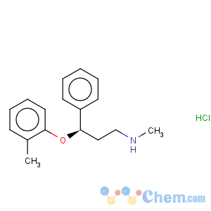 CAS No:82248-59-7 atomoxetine hydrochloride