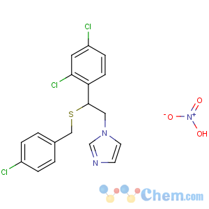 CAS No:82382-23-8 1-[2-[(4-chlorophenyl)methylsulfanyl]-2-(2,<br />4-dichlorophenyl)ethyl]imidazole