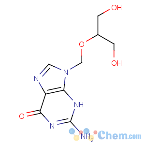 CAS No:82410-32-0 2-amino-9-(1,3-dihydroxypropan-2-yloxymethyl)-3H-purin-6-one