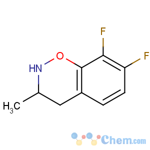 CAS No:82419-33-8 7,8-difluoro-3-methyl-3,4-dihydro-2H-1,2-benzoxazine